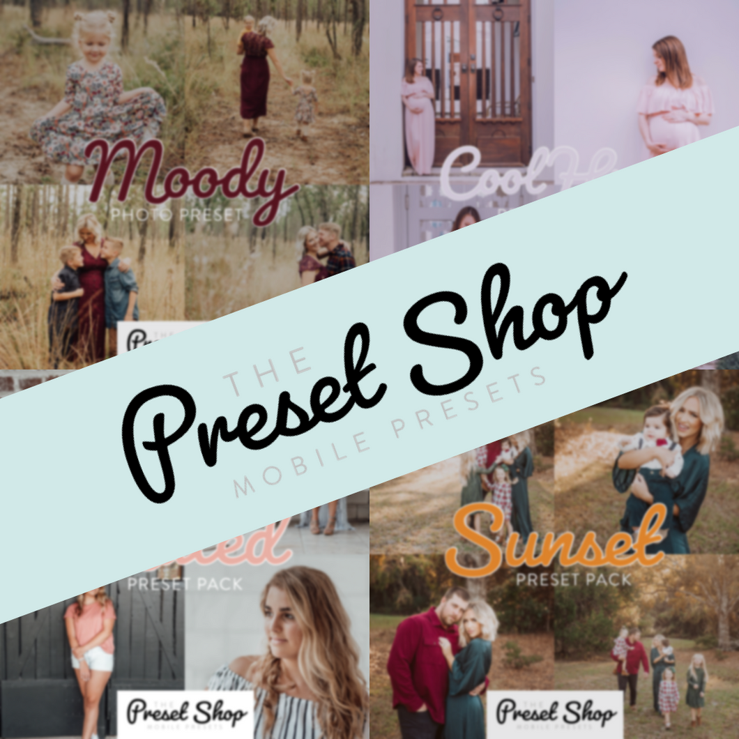 The Preset Shop Bundle - 13 Presets! Best Value!