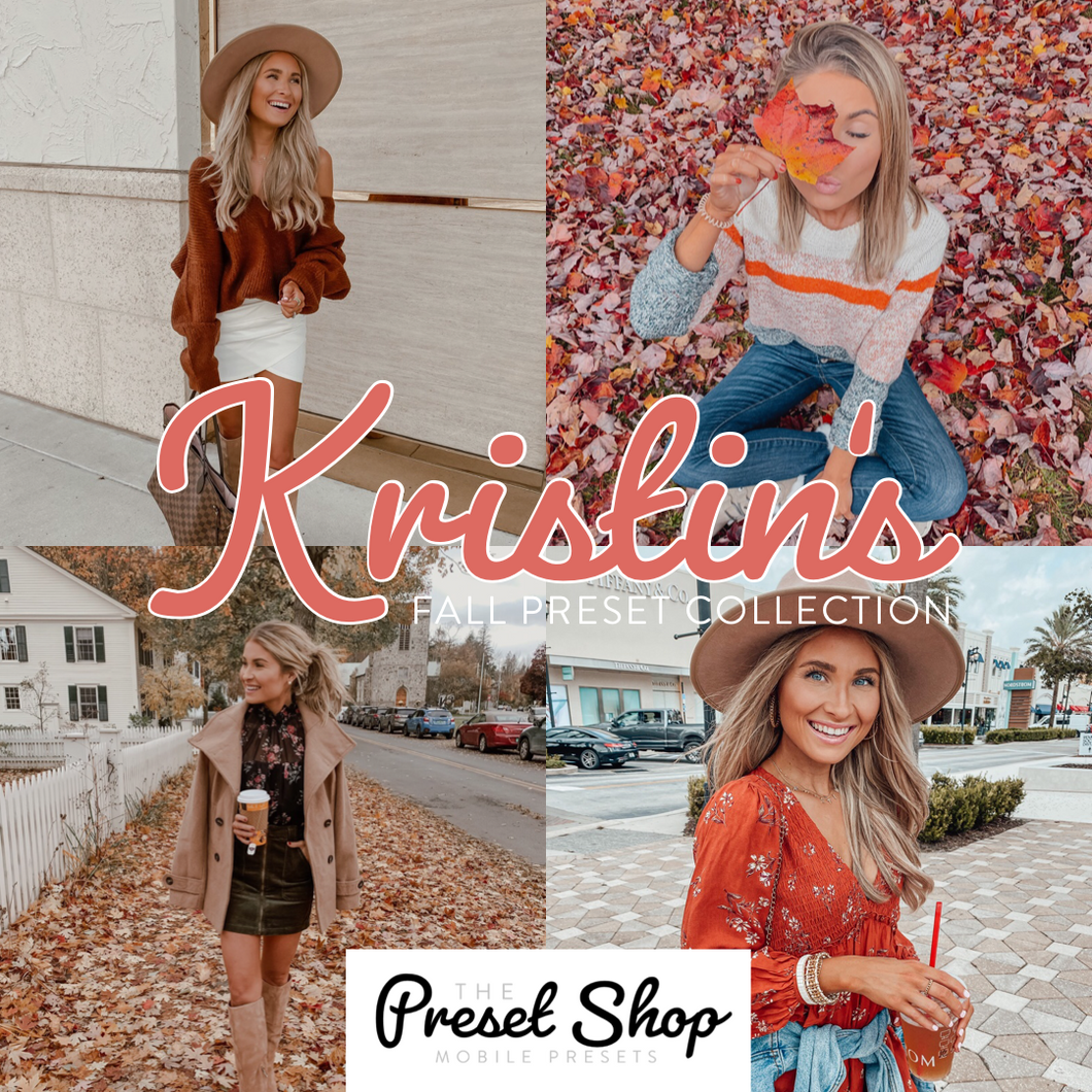Kristin Pressley's Fall Preset Collection | @KRISTINCPRESSLEY