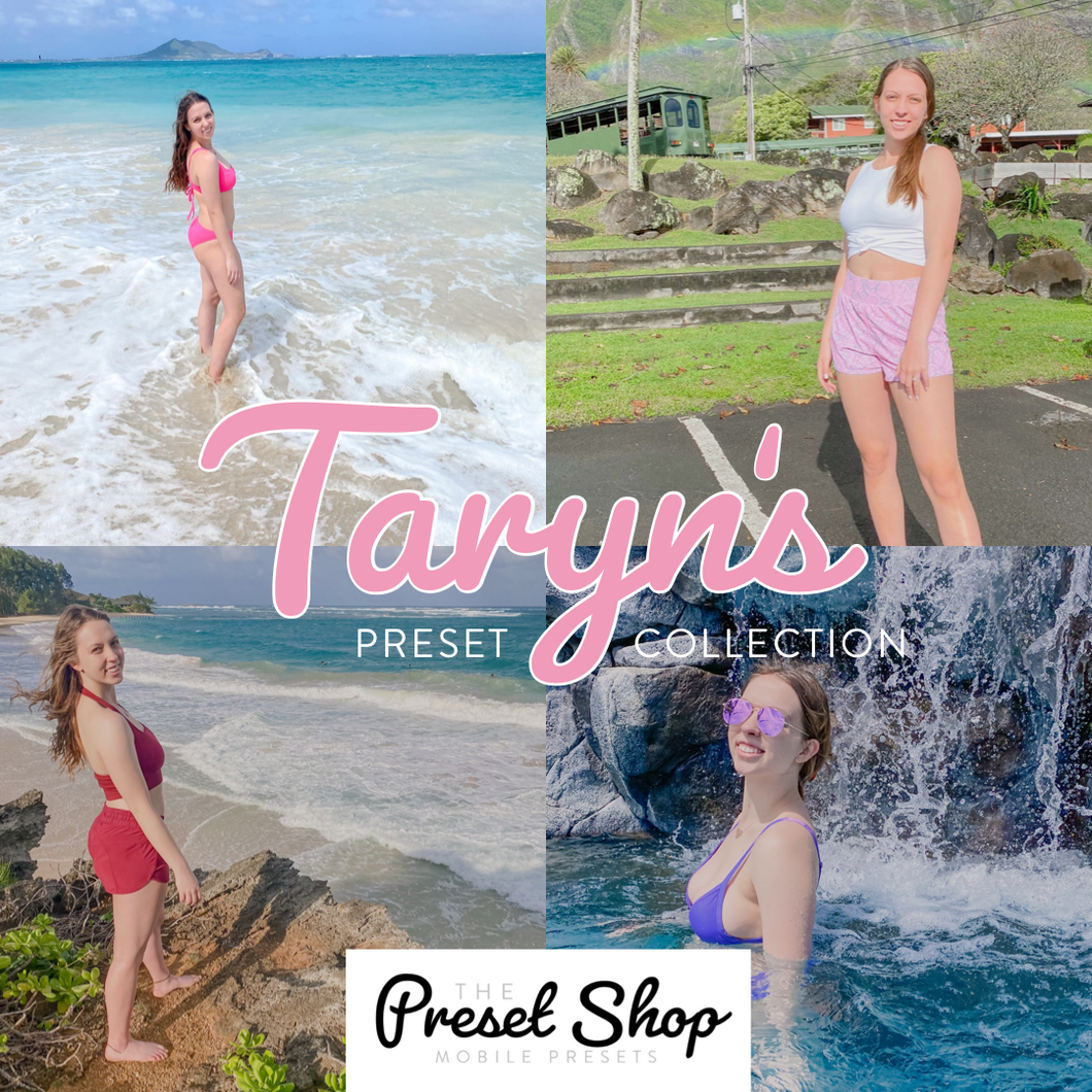 Taryn Cate's Preset Collection | @SPARKLECATES